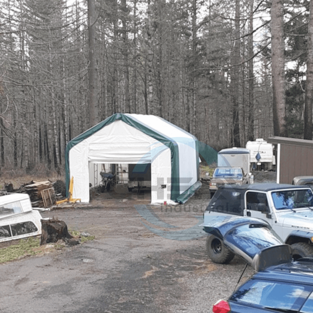 W20'xL33'xH16' Double Truss Storage Shelter