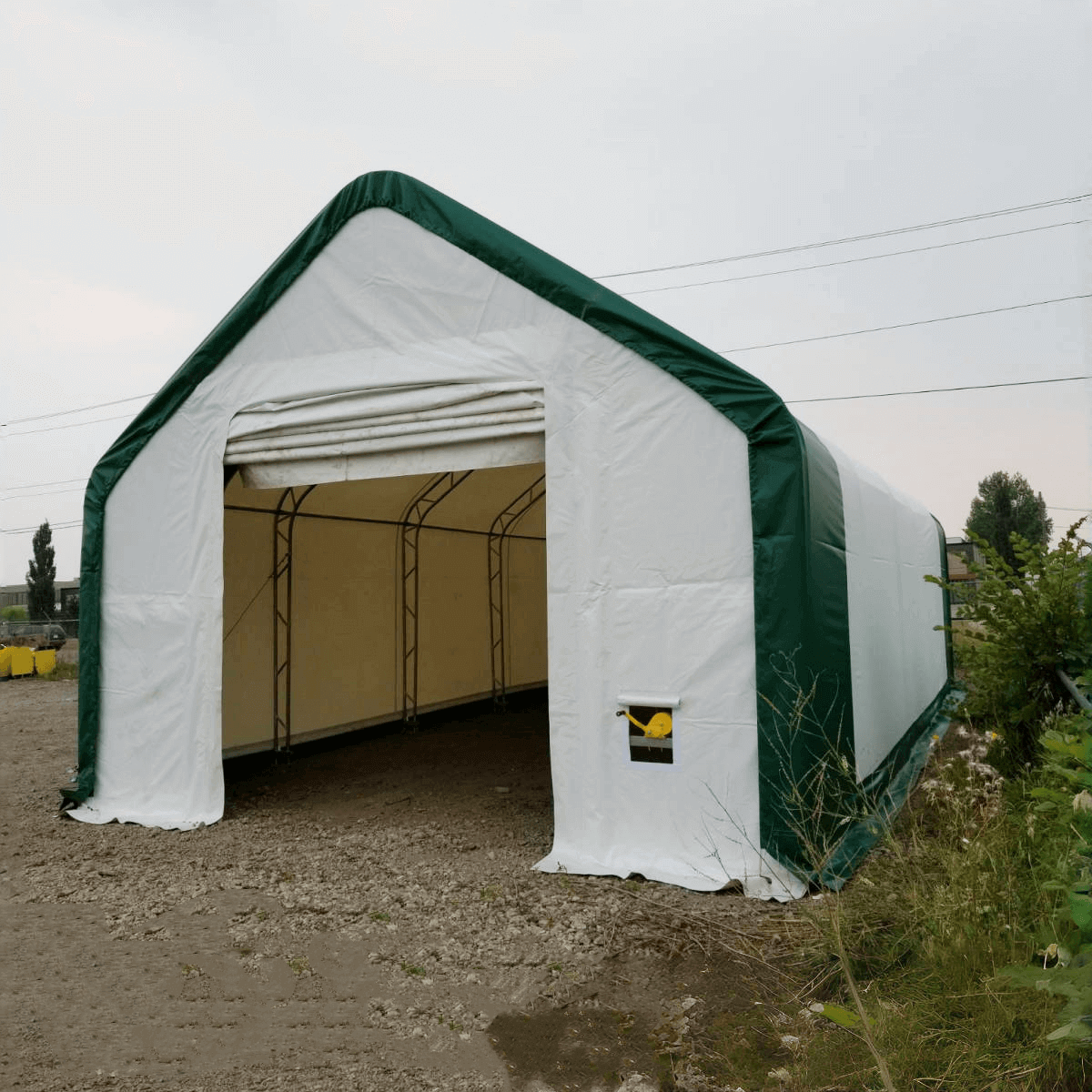 W20'xL40'xH16' Double Truss Storage Shelter