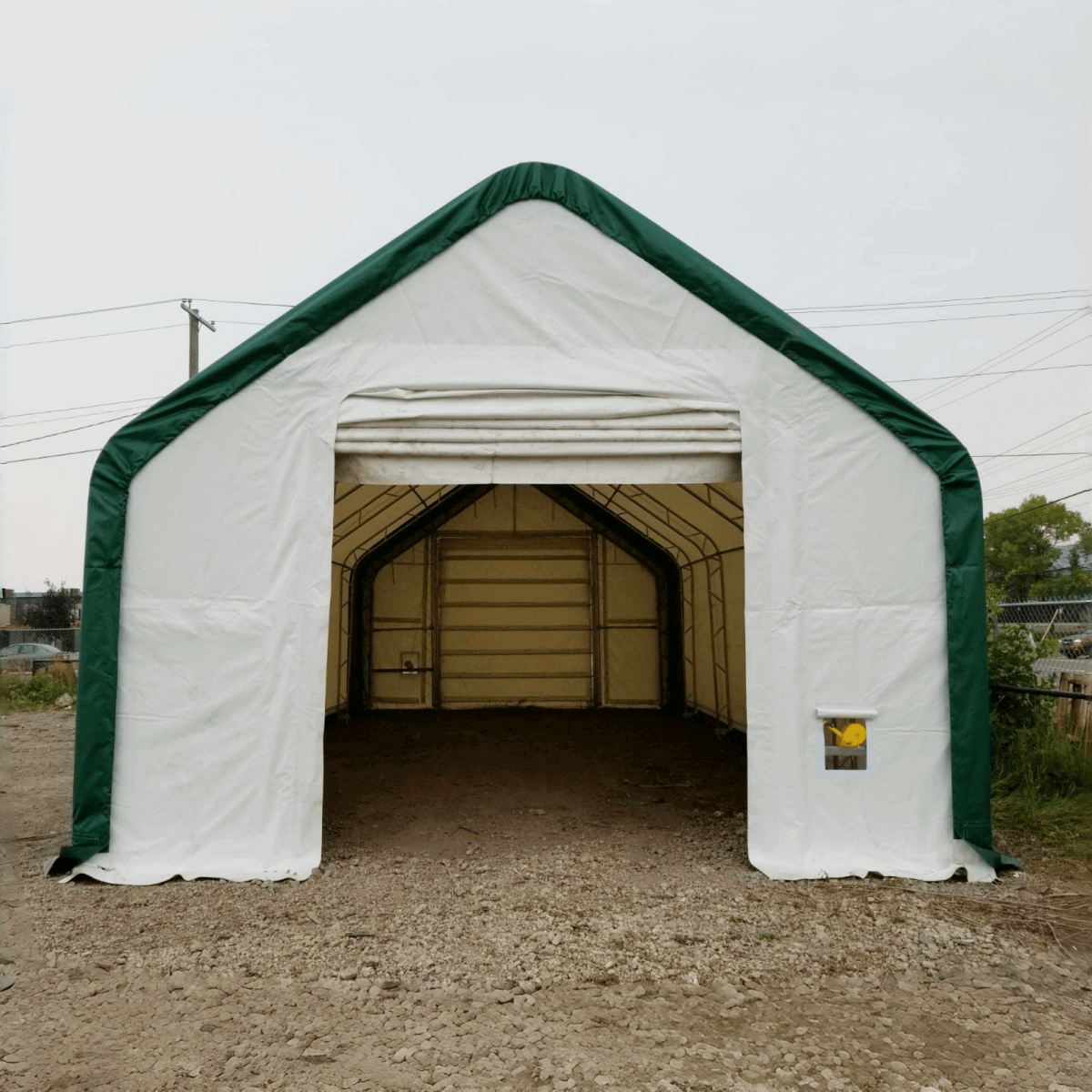 W20'xL40'xH16' Double Truss Storage Shelter