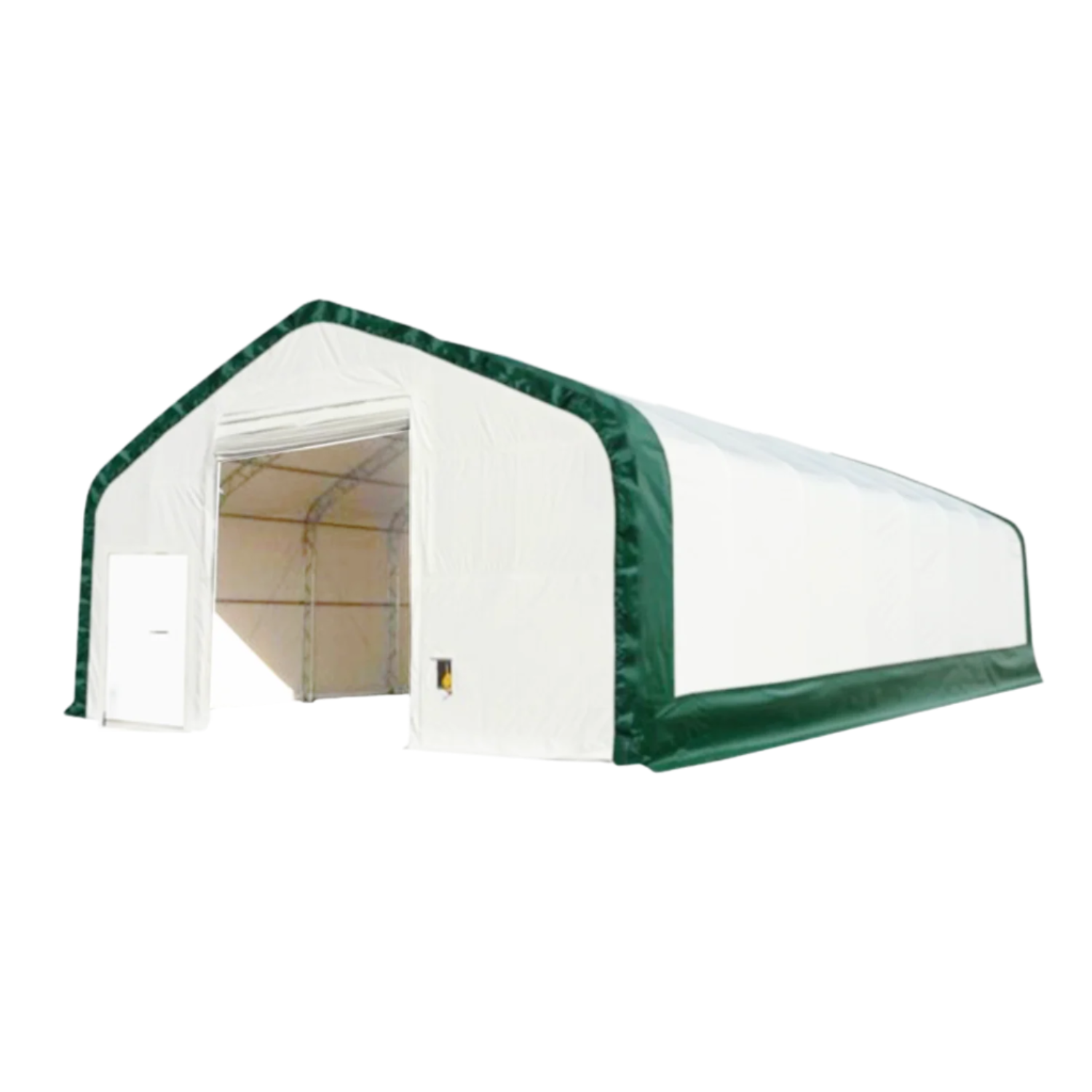 W40'xL80'xH21' Double Truss Storage Shelter, 10' Truss Spacing