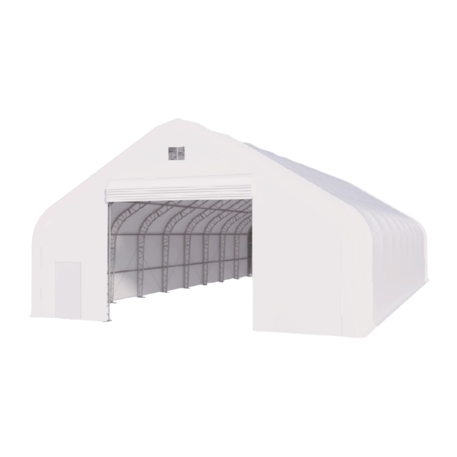 W50'xL100'xH23' Double Truss Storage Shelter