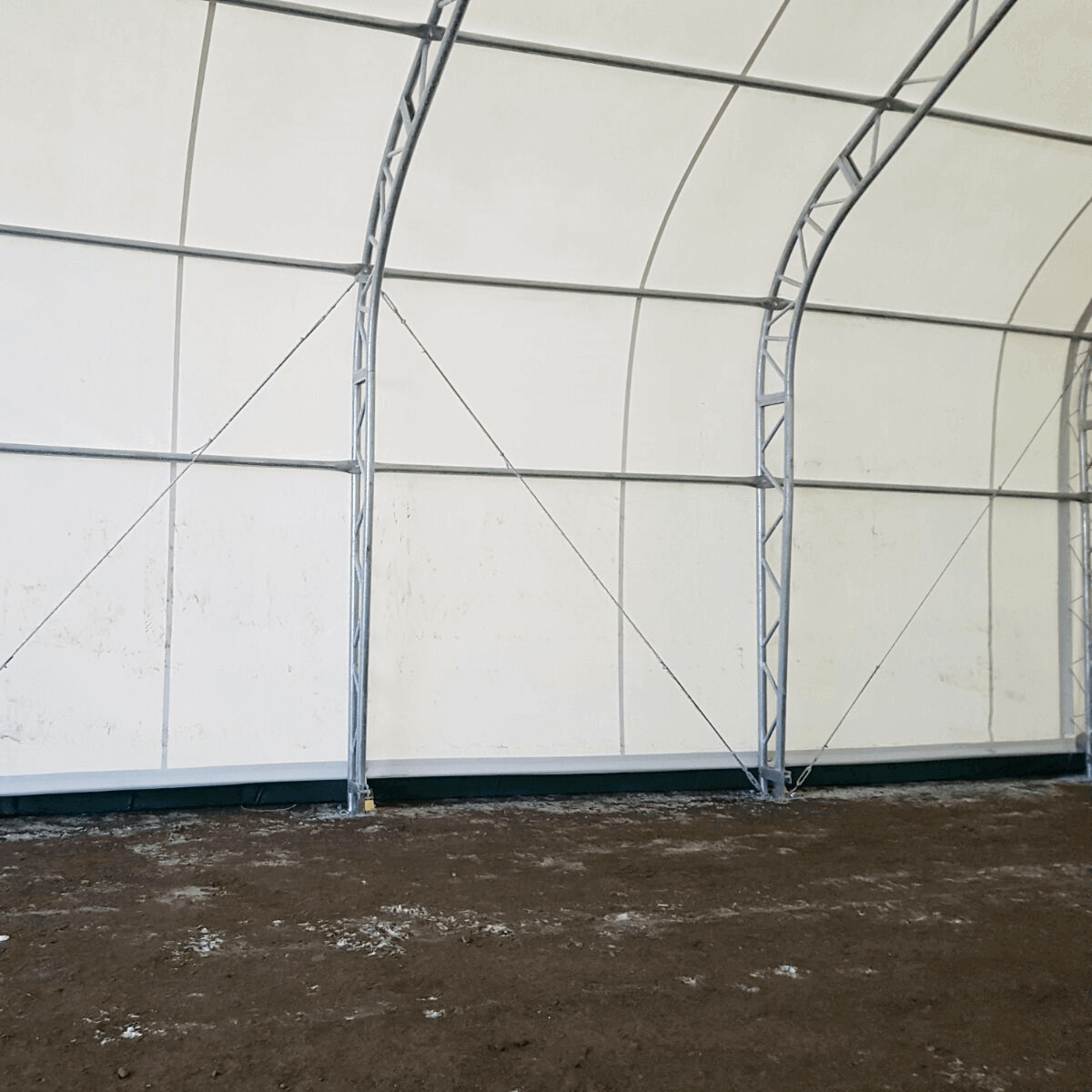 W30'xL40'xH20' Double Truss Storage Shelter
