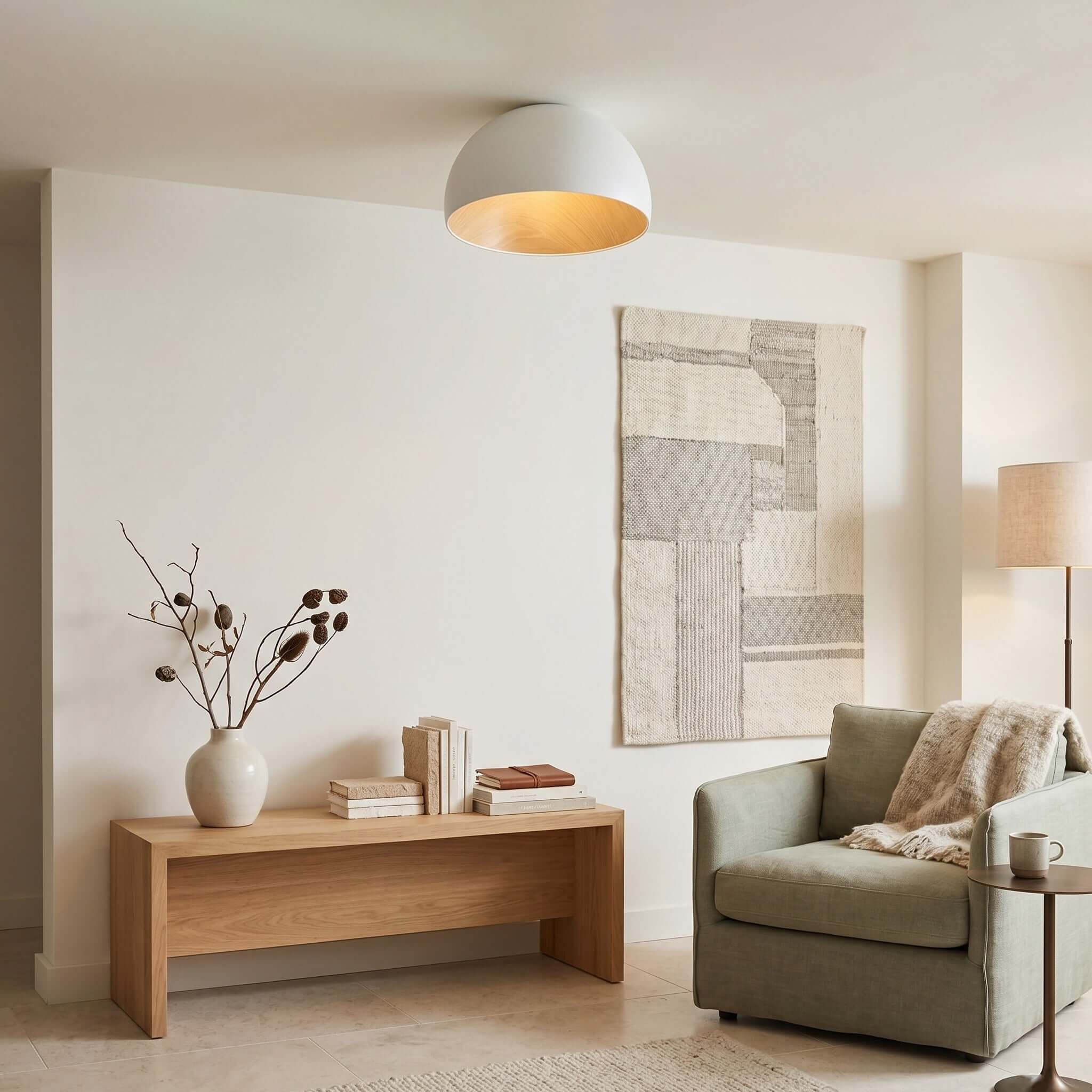 Duo Slanted Ceiling Lamp