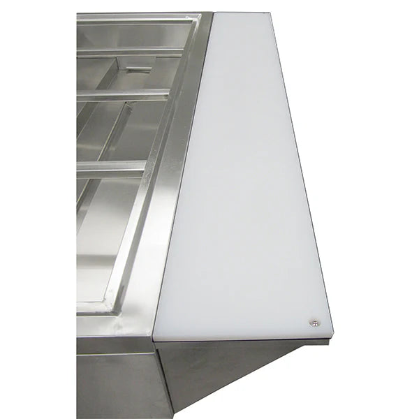Adcraft 4 Bay Water Bath Steam Table, in Stainless Steel (EST-240)
