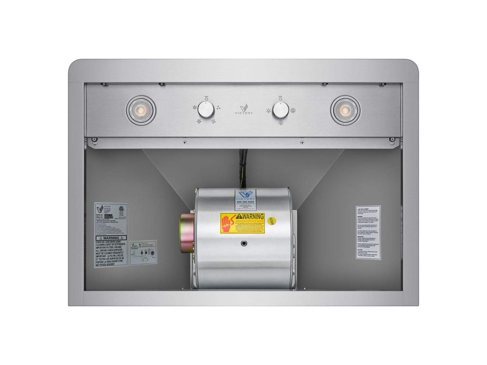 30 Inch 600 CFM Wall Mounted Range Hood - VICTORY Elegant