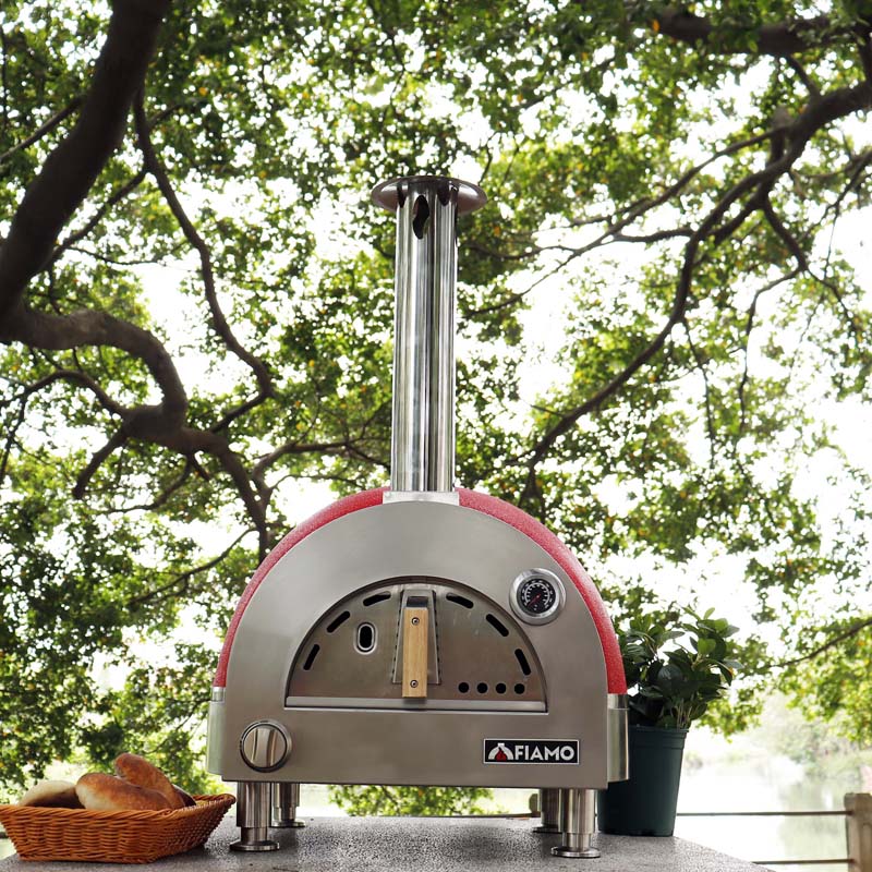 Fiamo Tabletop Version 600mm Diameters Gas Clay Pizza Oven