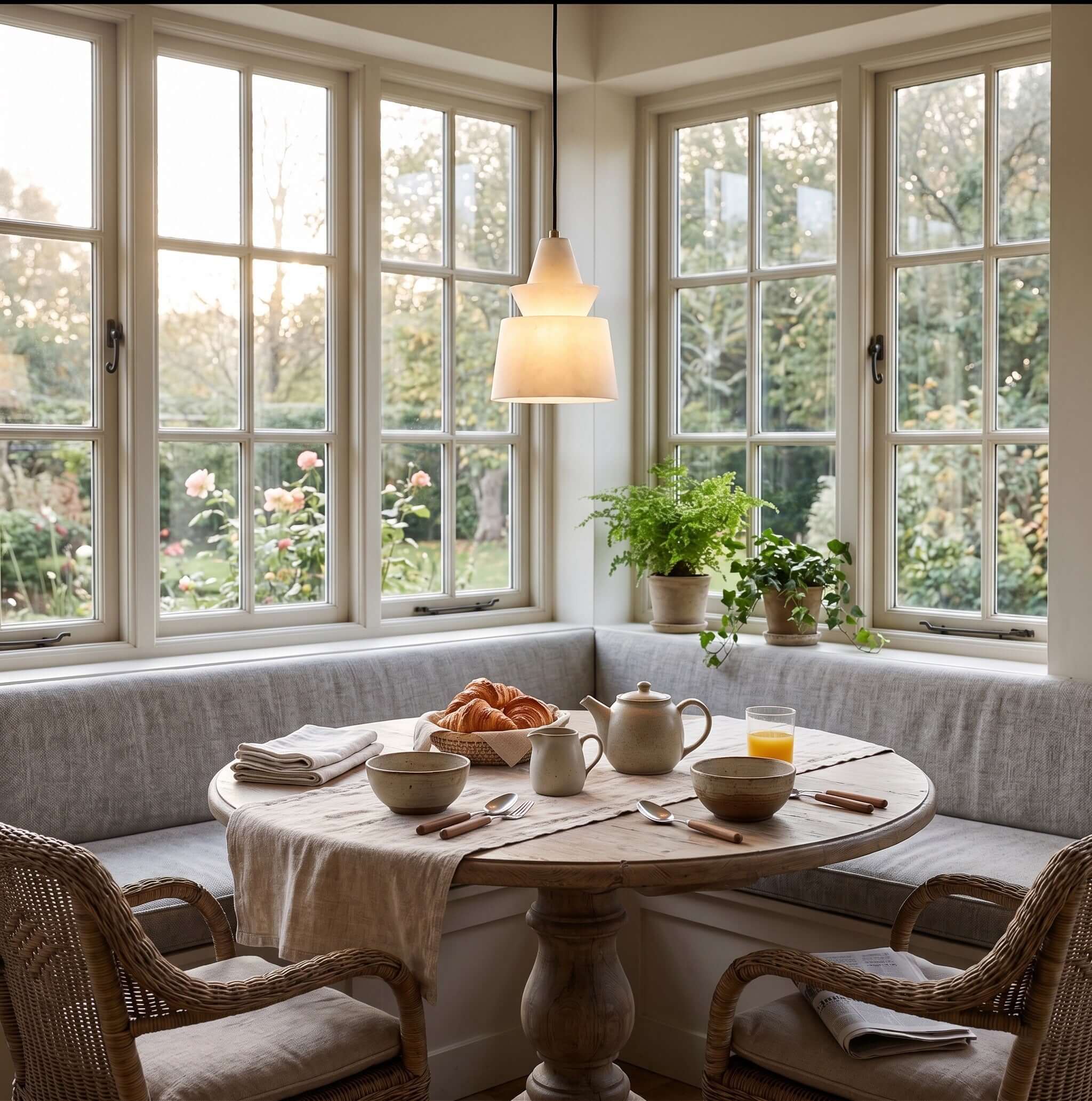 Flo  S  Alabaster Pendant Light