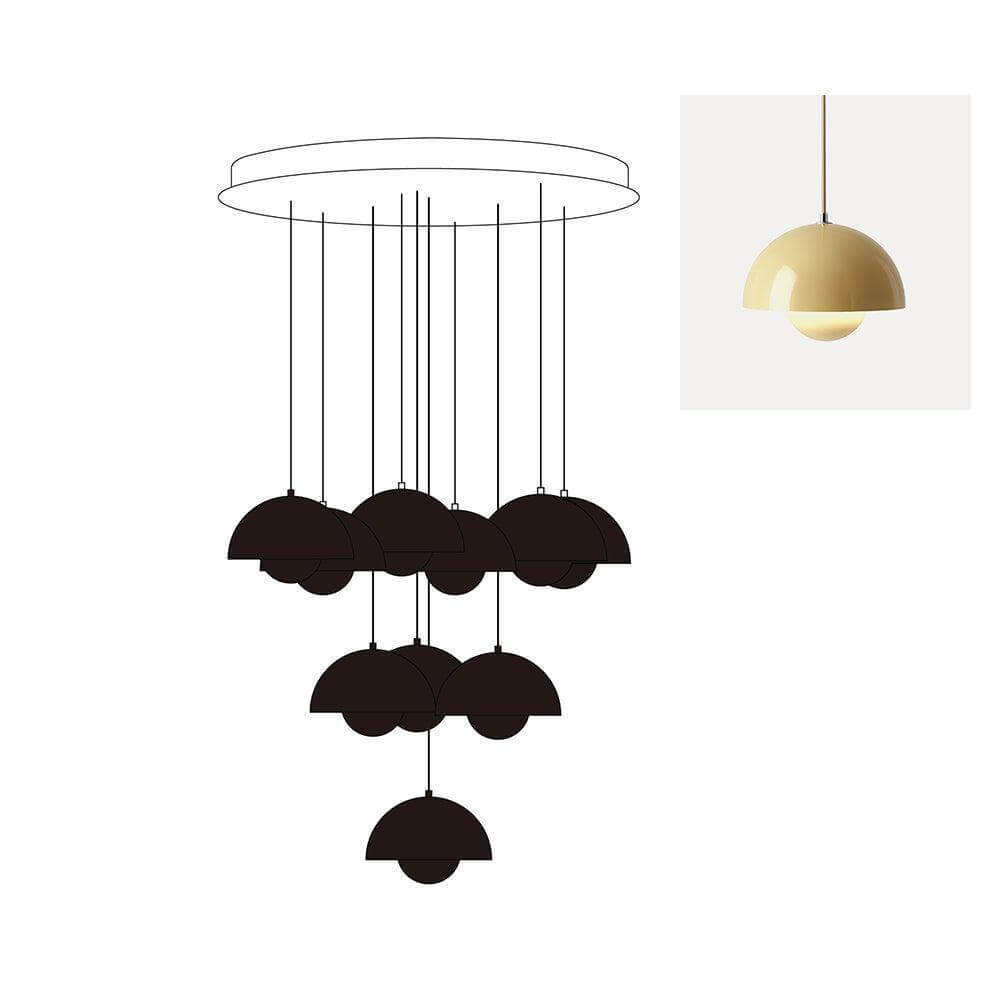 Flowerpot Combination Chandelier