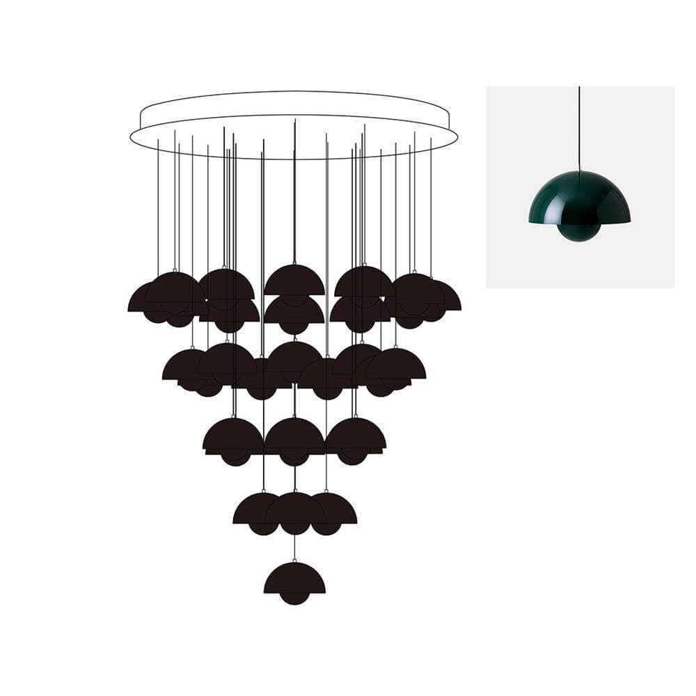 Flowerpot Combination Chandelier