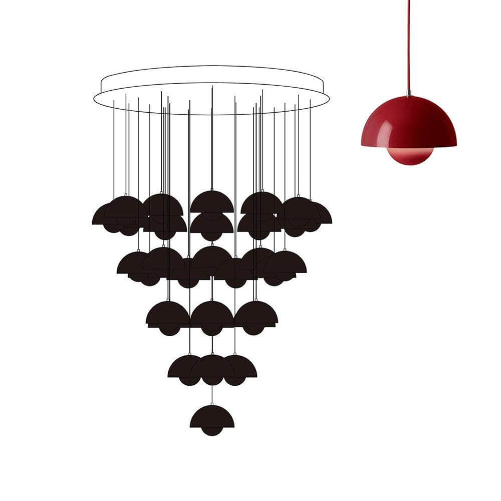 Flowerpot Combination Chandelier