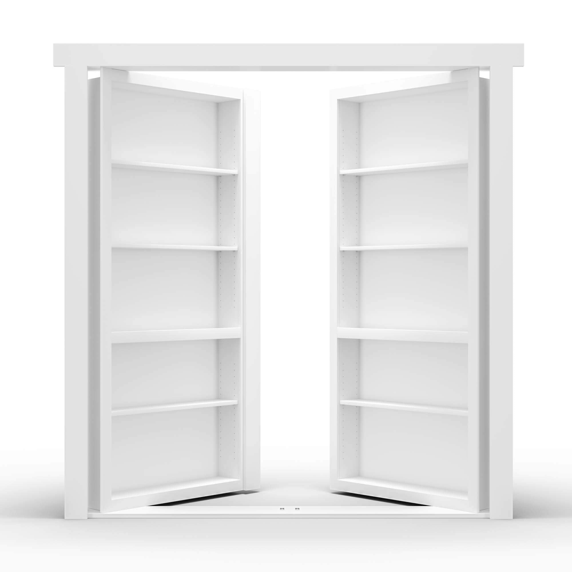 Hidden French Door Paint Grade