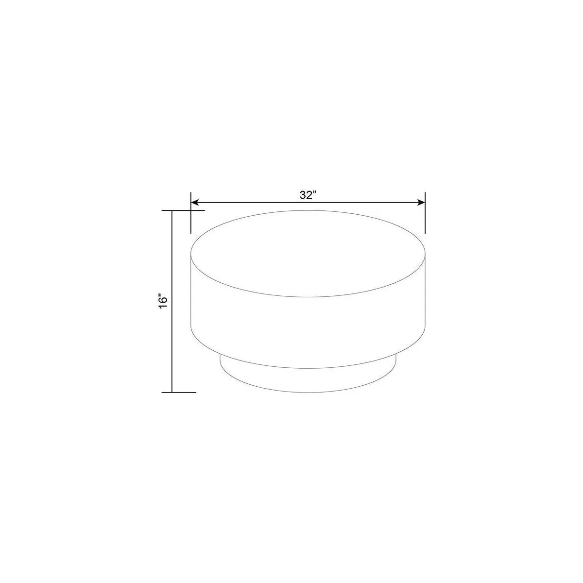 32" Arbon Coffee Table