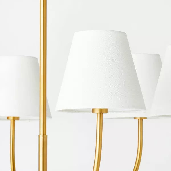 Arm Shaded Chandelier