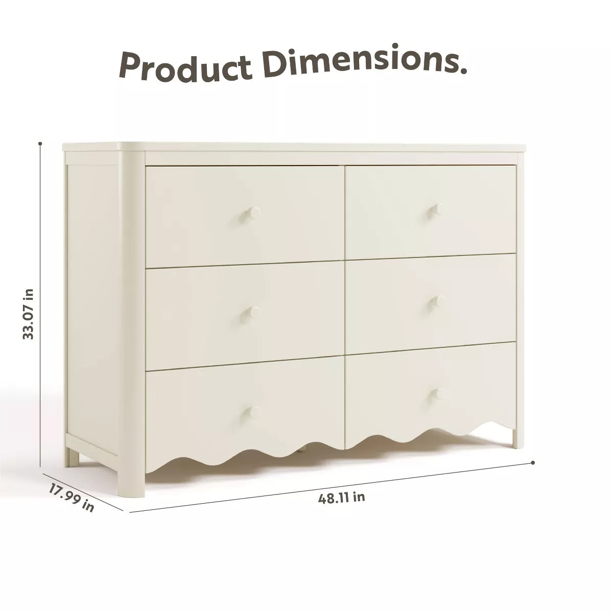 Casablanca 6-Drawer Double Dresser
