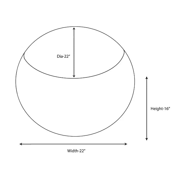 Cloverly Chunky Knit Pouf