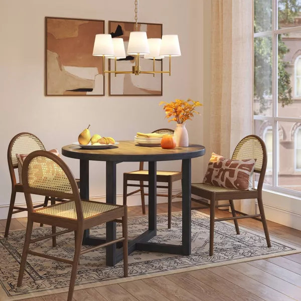 Arm Shaded Chandelier