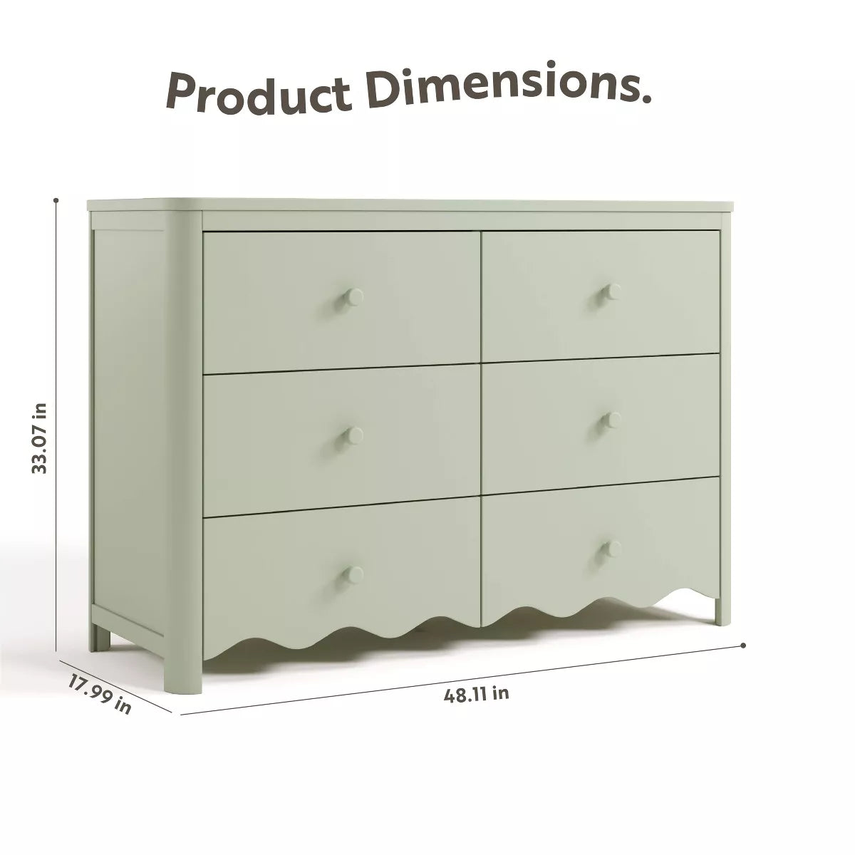 Casablanca 6-Drawer Double Dresser