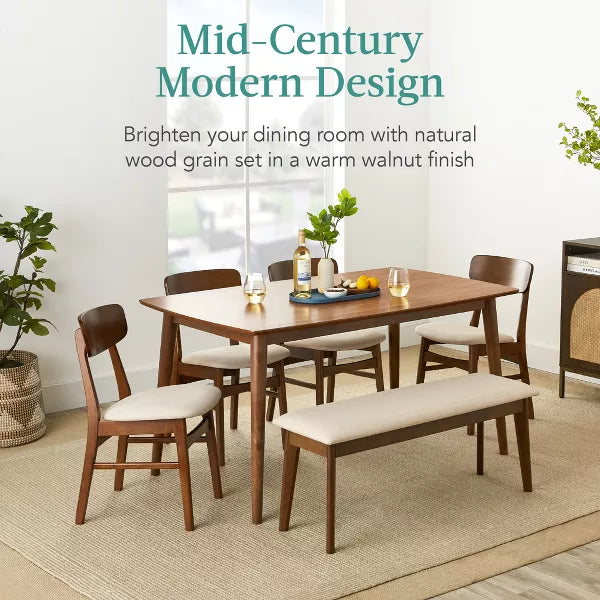 6-Piece Mid-Century