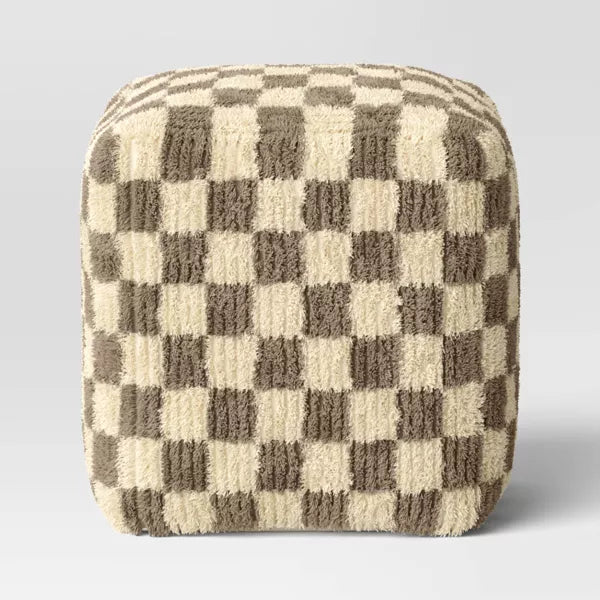 Checkerboard Pouf