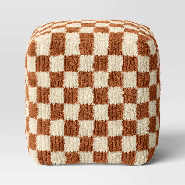 Checkerboard Pouf