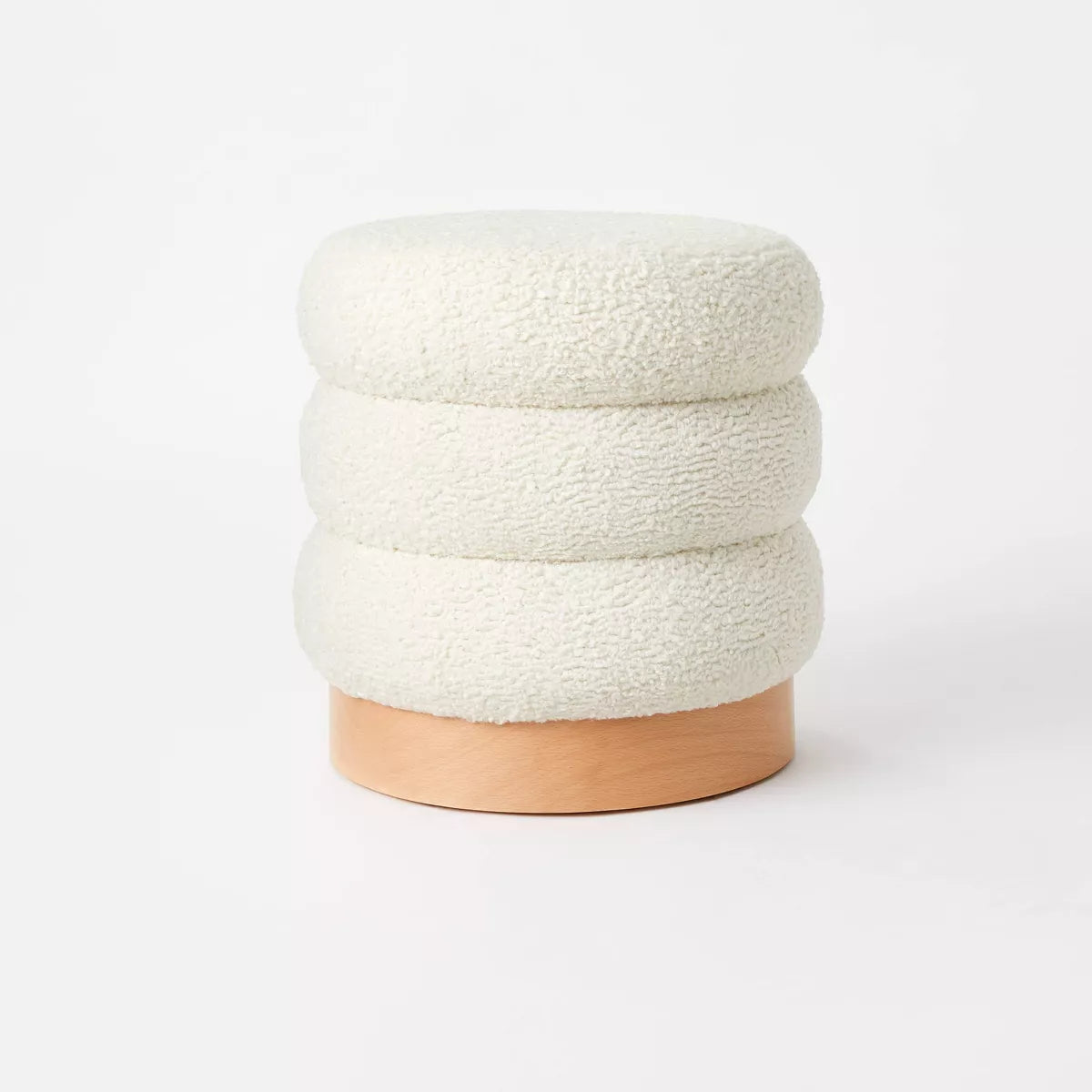 Channel Tufted Ottoman