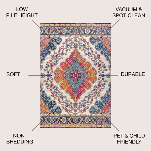 Bohemian Flair Boho Rug