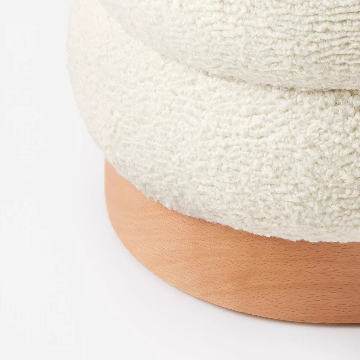 Channel Tufted Ottoman