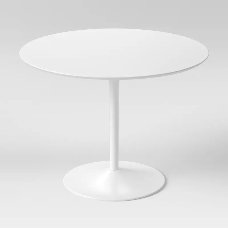 Braniff Round Dining Table Metal Base - White Threshold™