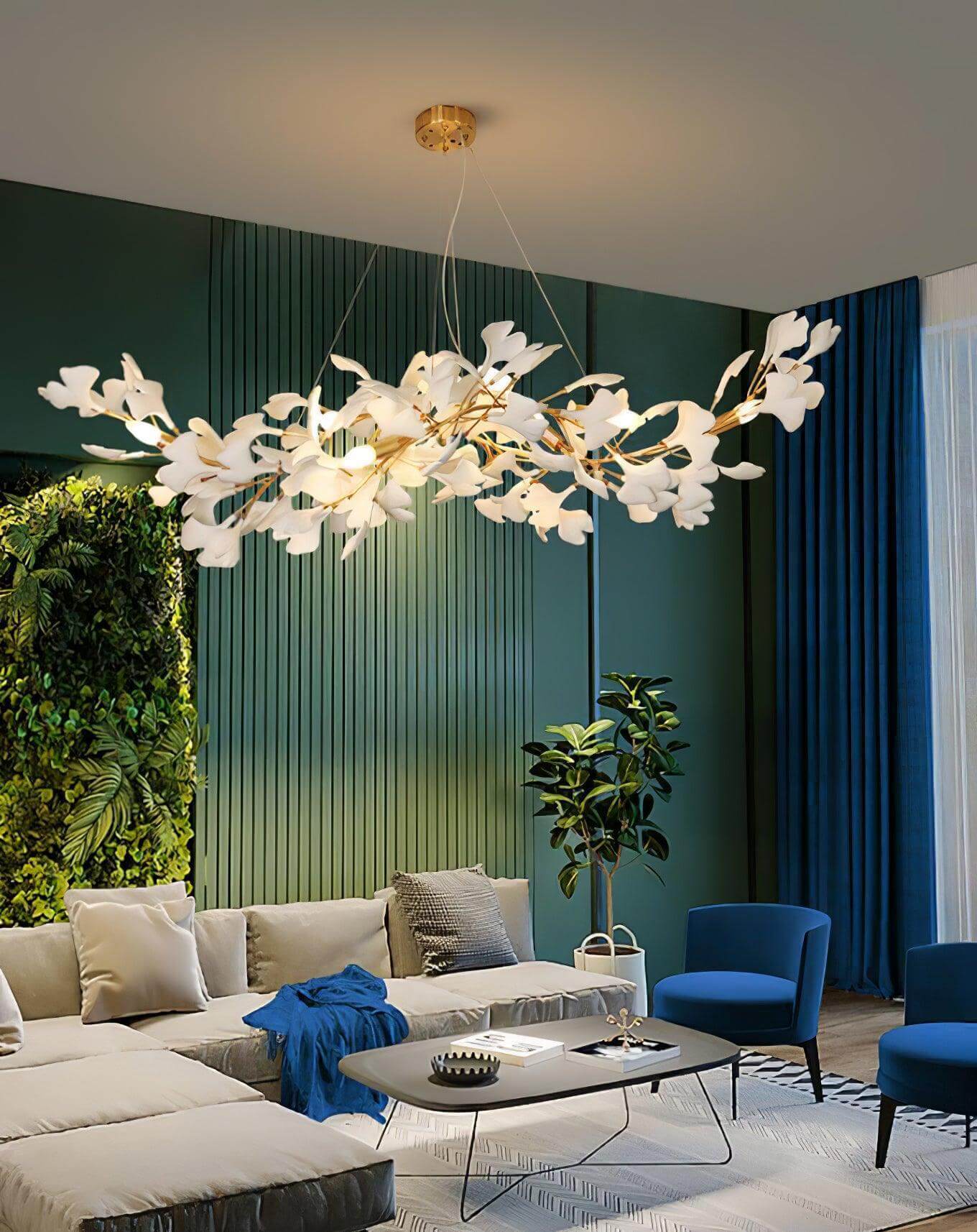 Gingko Chandelier Style C