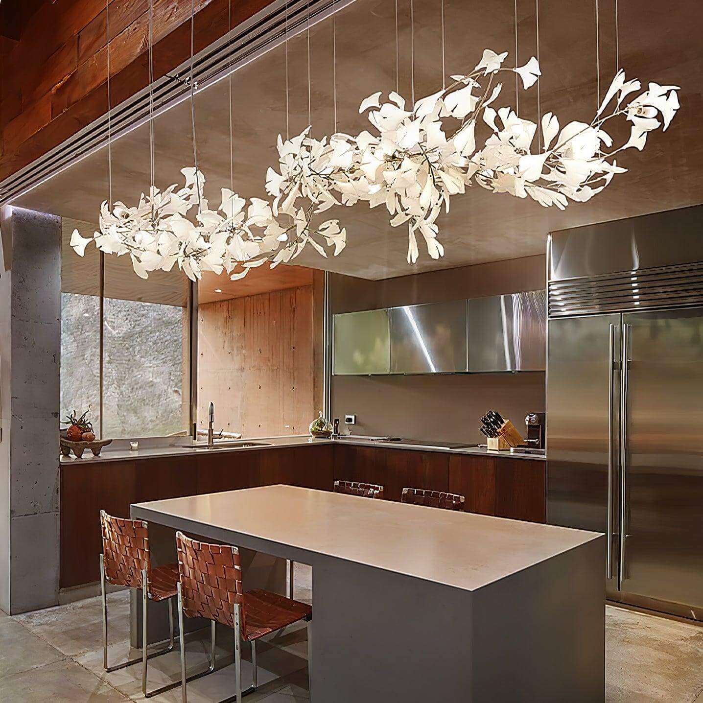 Gingko Chandelier Style C
