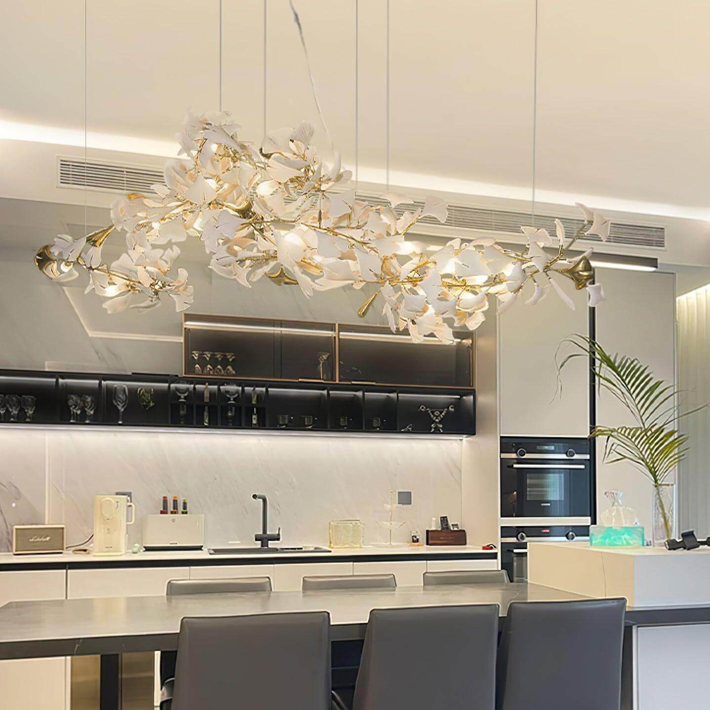 Gingko Chandelier Style C