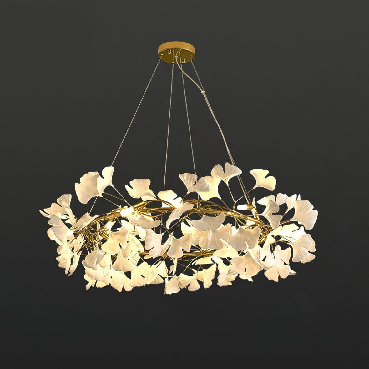 Gingko Chandelier Style D