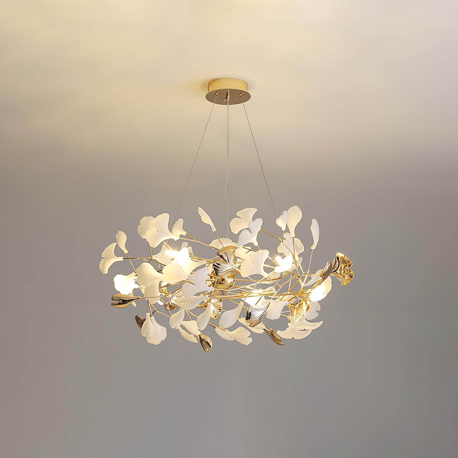 Gingko Chandelier Style F