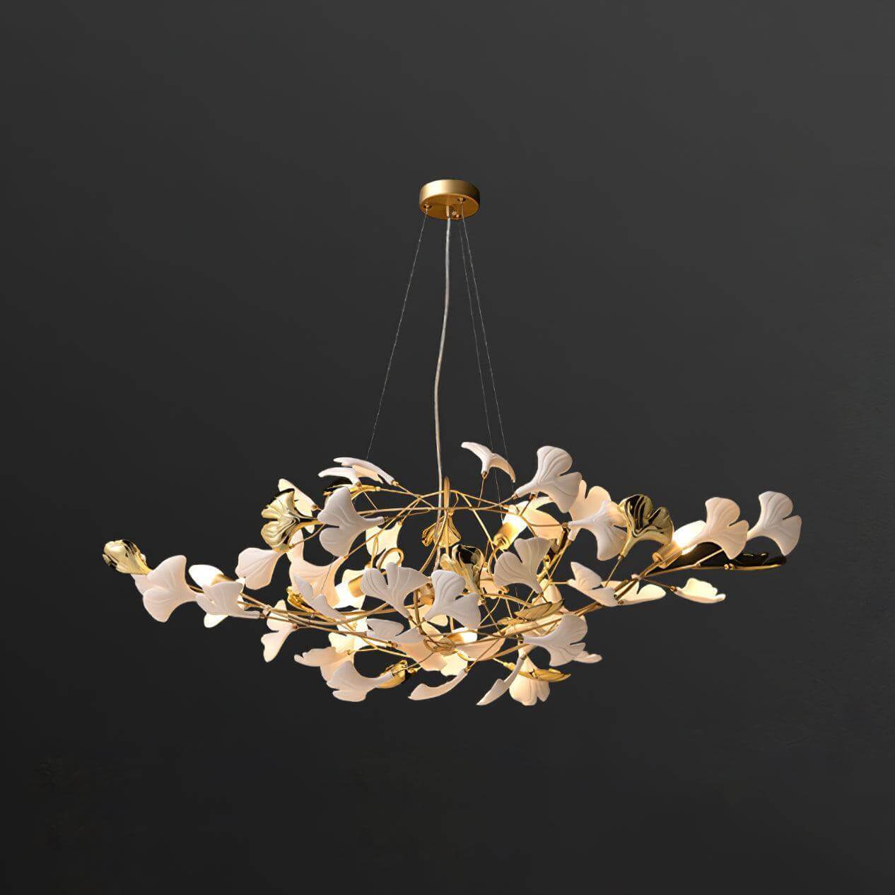 Gingko Chandelier Style F