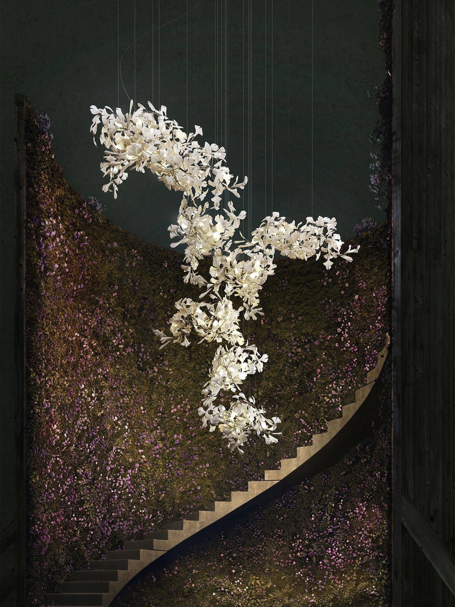 Gingko Chandelier Style M