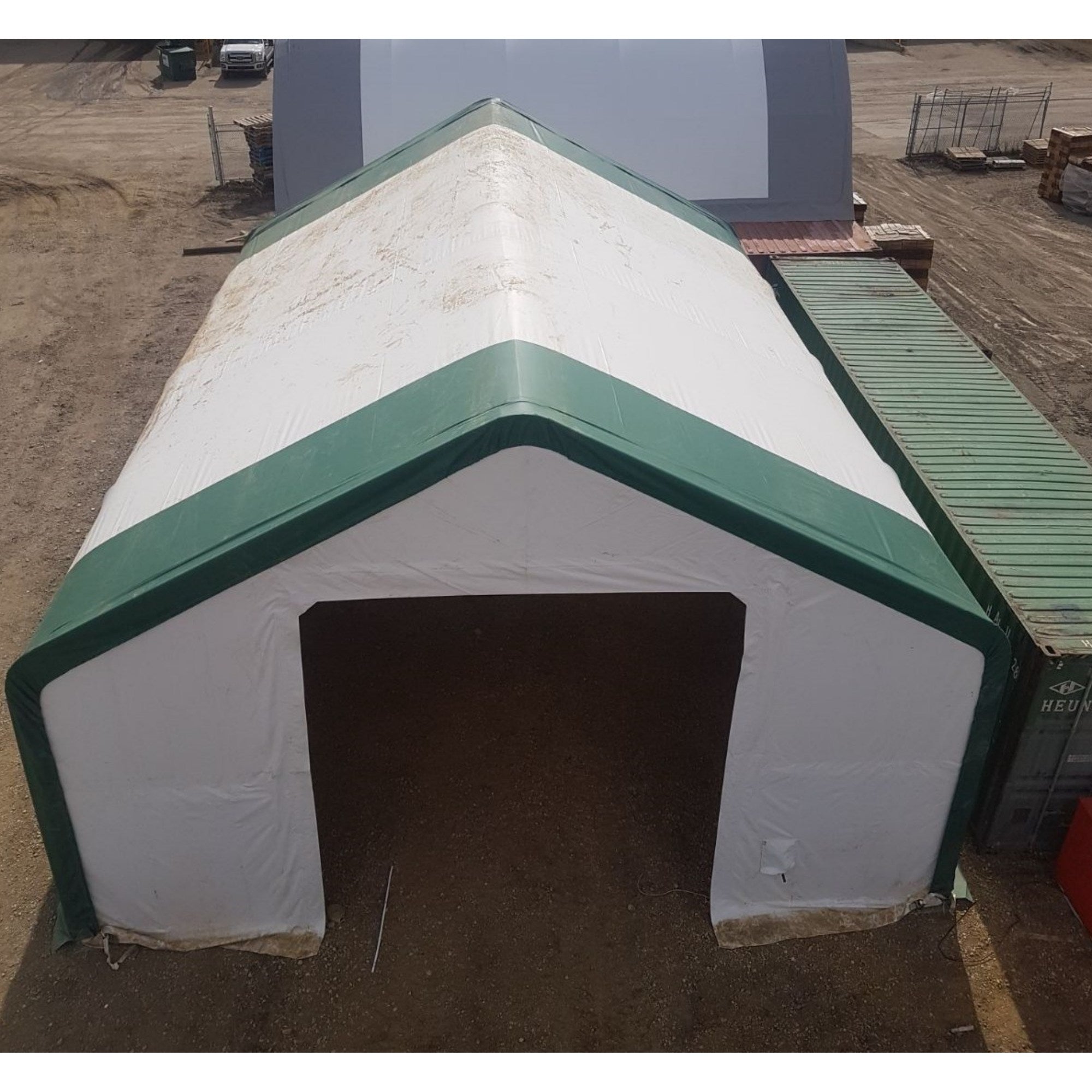 W30'xL60'xH20' Double Truss Storage Shelter