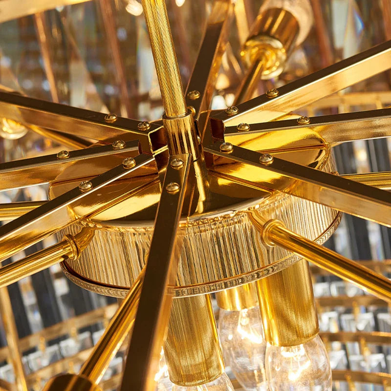 Elegant Black Chandelier - Postmodern Light Luxury for Living Rooms, Dining Rooms, and Bedrooms
