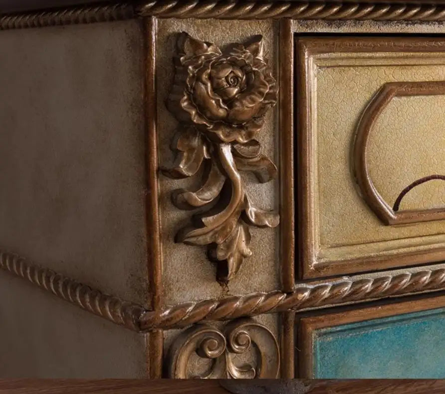 Champagne Vintage Solid Wood