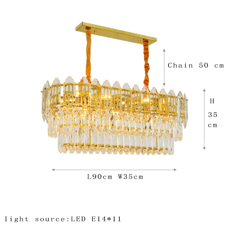 Elegant Post-Modern Crystal Chandelier - Stainless Steel Starry Lamp for Living Rooms, Bedrooms, and Dining Areas