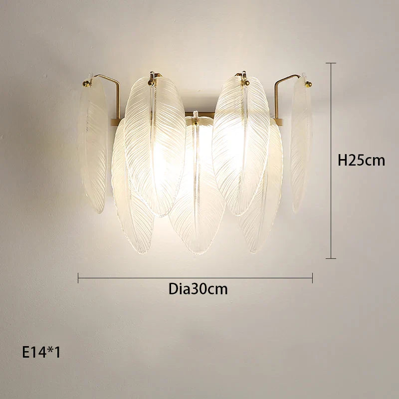 Unique Goose Feather LED Chandelier - Artistic White Glass - Designer Lighting Fixture for Foyer and More