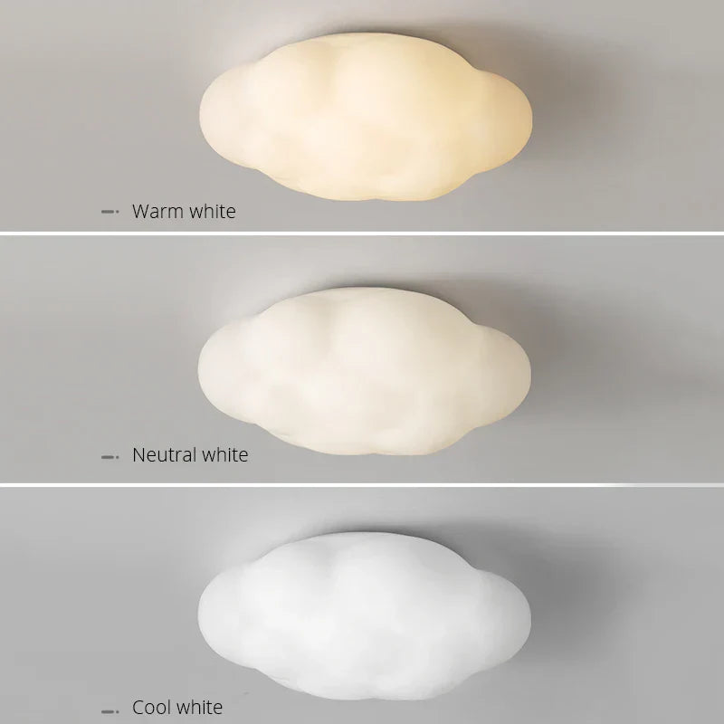 Clouds Ceiling Light - Perfect for Dining Room, Children's Bedroom, Hall - White LED Chandelier - Creative Decorative Lighting Fixture for Daily Illumination