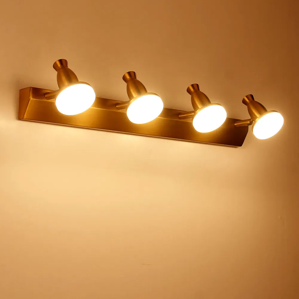Brass Mirror Lamp - Stylish Wall Light for Bathroom Cabinet, Vanity, and More
