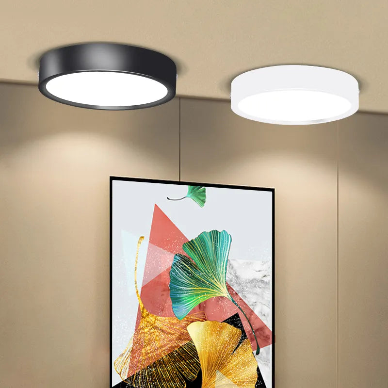 Ultra-Thin LED Spot Light Ceiling - Surface Mounted Ceiling Lamp (10W, 15W, 25W) for Stylish Living Room Ceiling Lighting