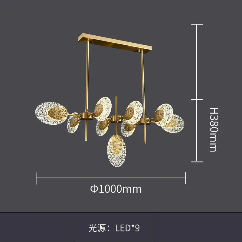 Nordic Post-modern Light Luxury Glass Art Chandelier - Personalized Elegance for Duplex Buildings, Villas, Dining, and Living Spaces