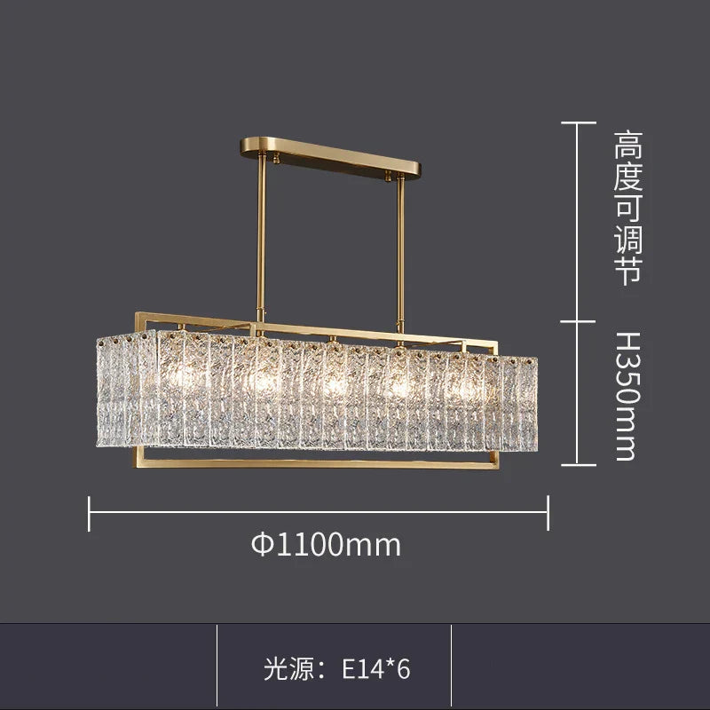 New Modern Glass Chandelier - Luxury Round Design with Creative Gold Accents for Stylish Home Illumination