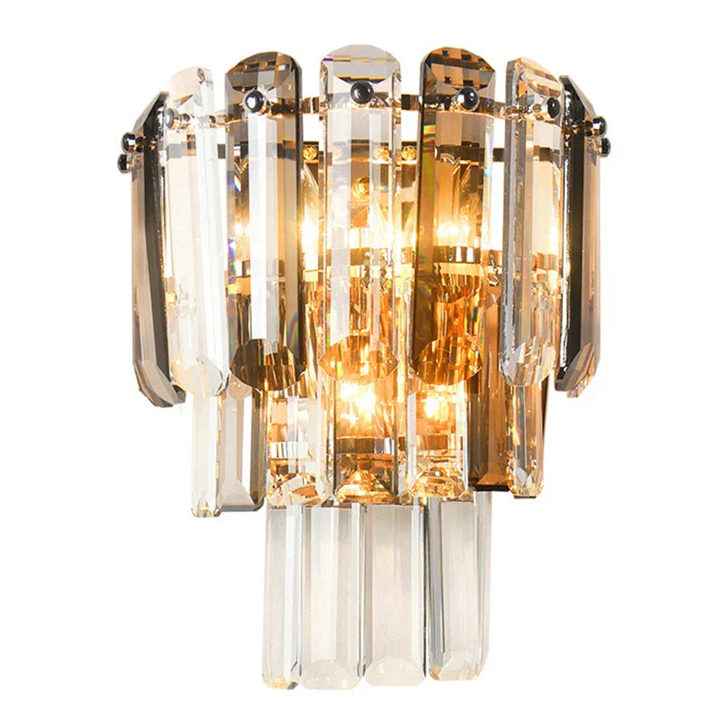 Zoe - Modern Minimalist Light luxury Style Crystal Wall Lamp Living Room TV Background Wall Bedroom Bedside Corridor Decorative  Lamp