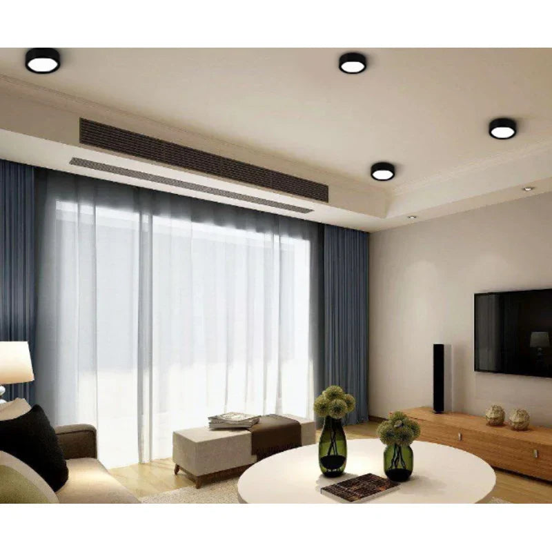Ultra-Thin LED Downlight - Choose from 5W, 10W, 15W, or 20W - Surface Mounted Ceiling Lamps for Stylish Illumination