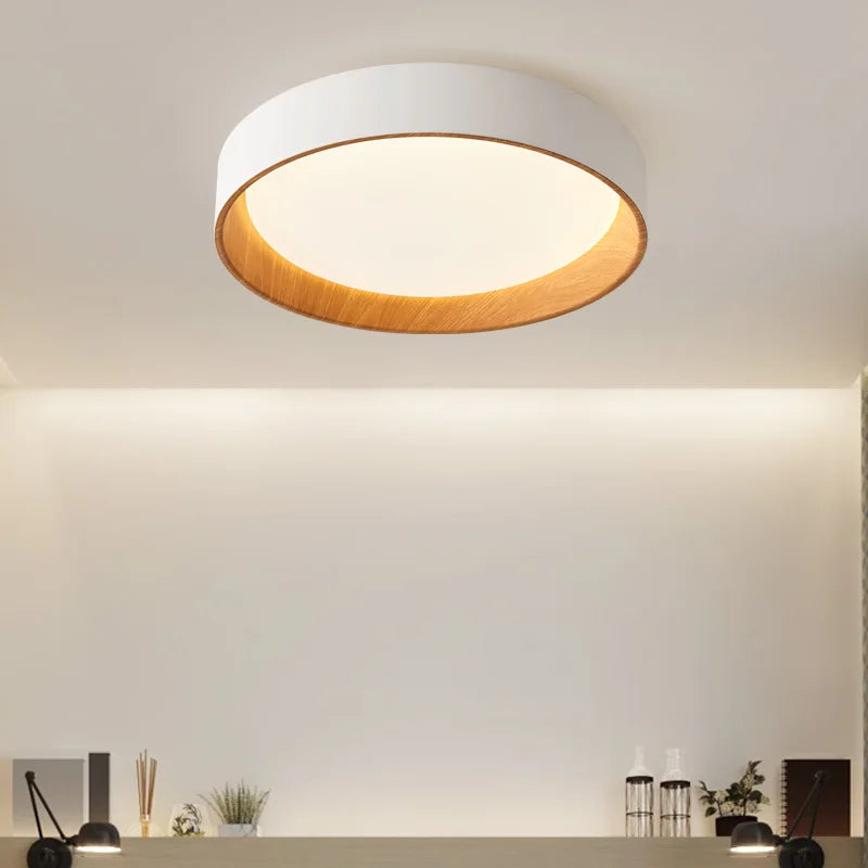Modern Round LED Chandelier - Illuminating Elegance for Living, Dining, and More