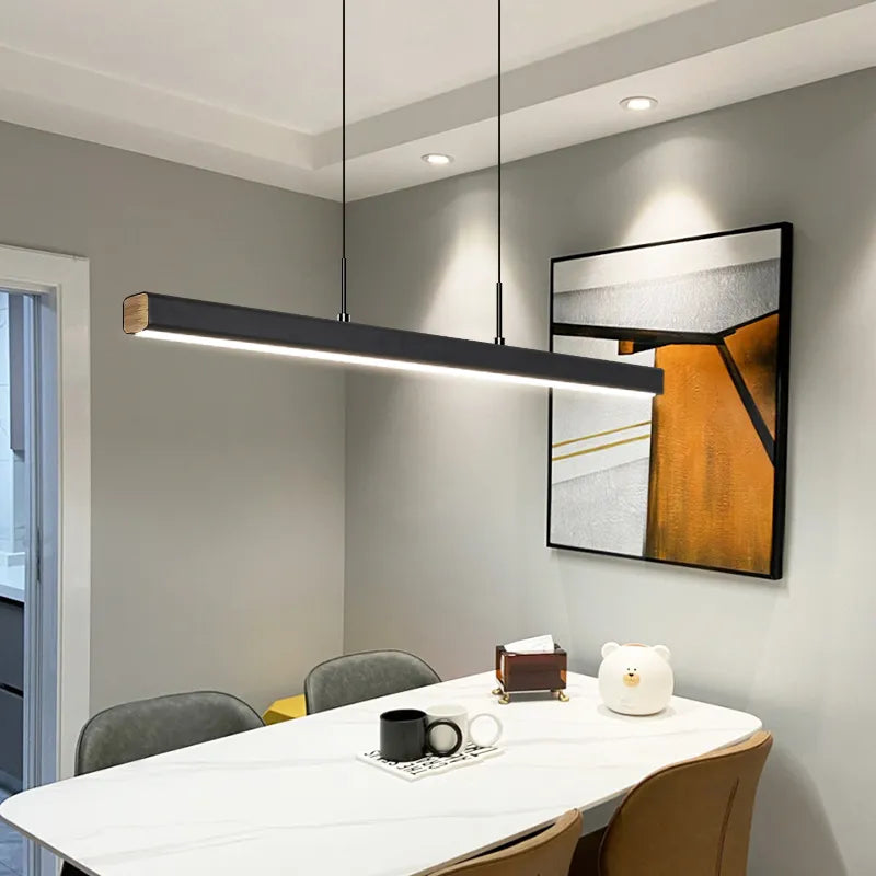 Modern Minimalist LED Chandelier - Perfect for Dining Tables, Cafes, Bars, and Living Room Lighting