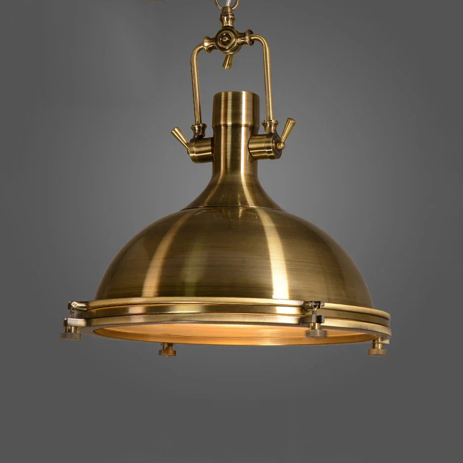 Nora's Retro Industrial Metal Pendant Light
